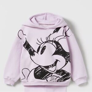Light purple Disney x Zara kids sweatshirt